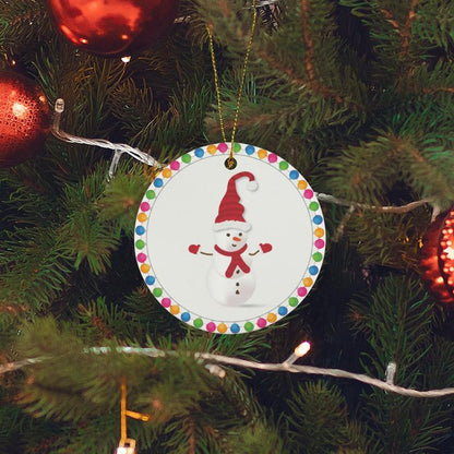 ceramic circle ornament - Gifts For Family Online