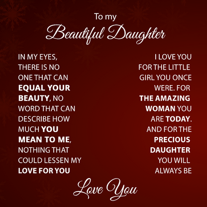 daughter necklace - Gifts For Family Online