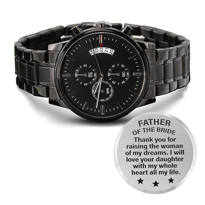 father of the bride watch - Gifts For Family Online