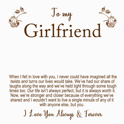 to my beautiful girlfriend necklace - Gifts For Family Online