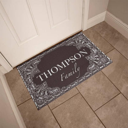 personalized door mats with names - Gifts For Family Online