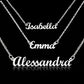 script name necklace - Gifts For Family Online