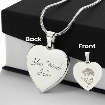 personalised heart necklace - Gifts For Family Online