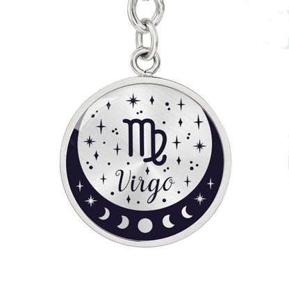 virgo zodiac keychain - Gifts For Family Online