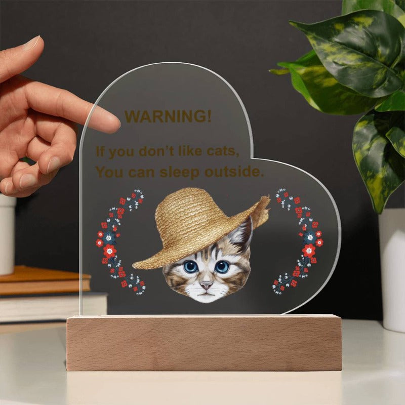 acrylic plaque with cats - Gifts For Family Online