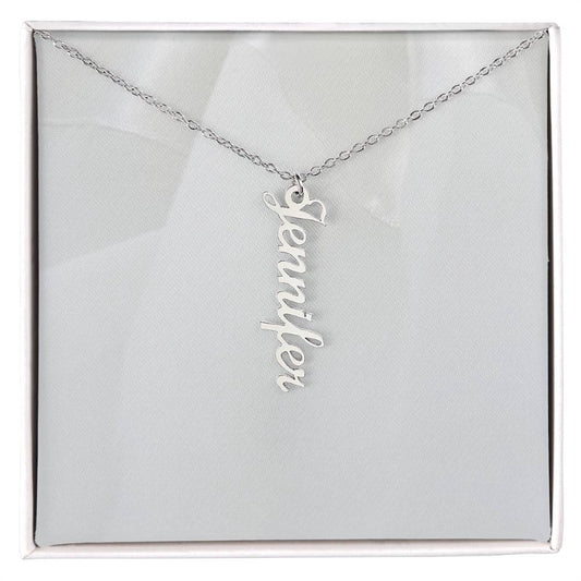 cursive name necklace - Gifts For Family Online