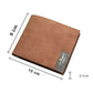 Men's Personalized Photo Engraved Wallet PU Leather Brown Gifts For Him