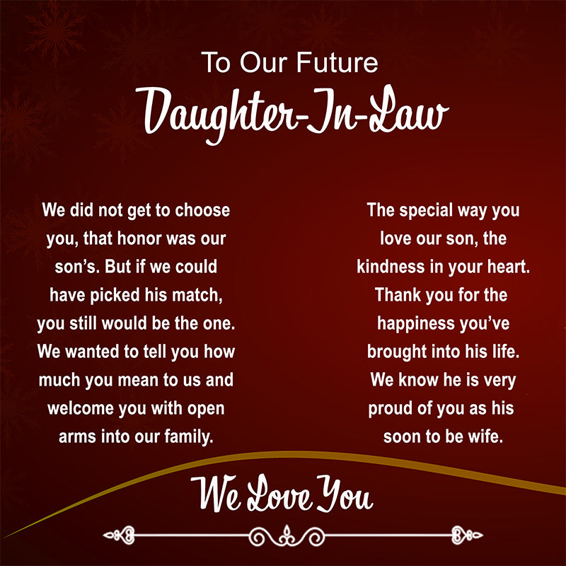 future daughter in law gifts - Gifts For Family Online