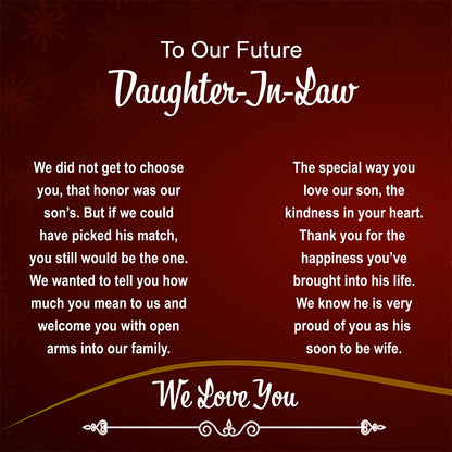 future daughter in law gifts - Gifts For Family Online