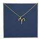 gold aries necklace - Gifts For Family Online