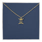 gold gemini necklace - Gifts For Family Online