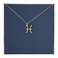 gold pisces necklace - Gifts For Family Online