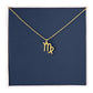 gold virgo necklace - Gifts For Family Online