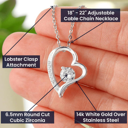 heart necklace chart - Gifts For Family Online