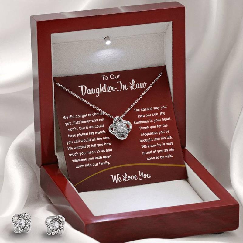 daughter in law message jewelry - Gifts For Family Online