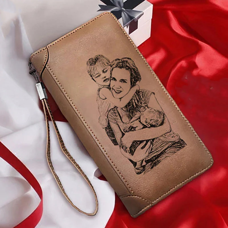 custom wallet - Gifts For Family Online 