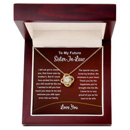 future sister in law mesage jewelry - Gifts For Family Online