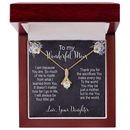 daughter to mother necklace - Gifts For Family Online