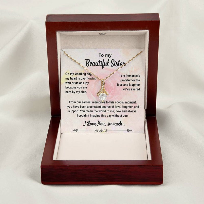 personalised sister gift necklace - Gifts For Family Online