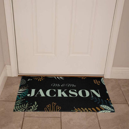 personalized door mats with names - Gifts For Family Online