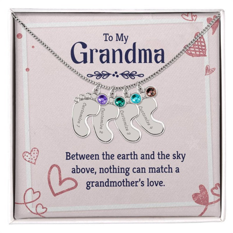 baby feet necklace - Gifts For Family Online