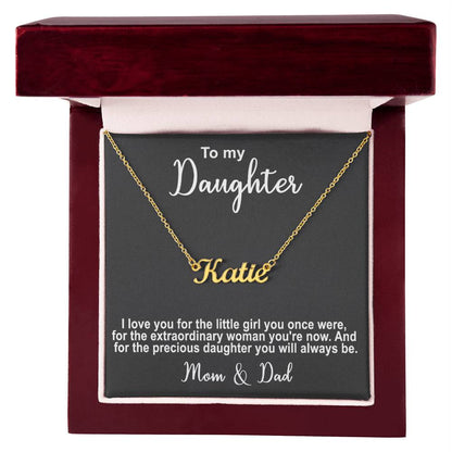 script name necklace - Gifts For Family Online