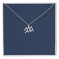 silver aquarius necklace - Gifts For Family Online