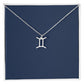 silver gemini necklace - Gifts For Family Online