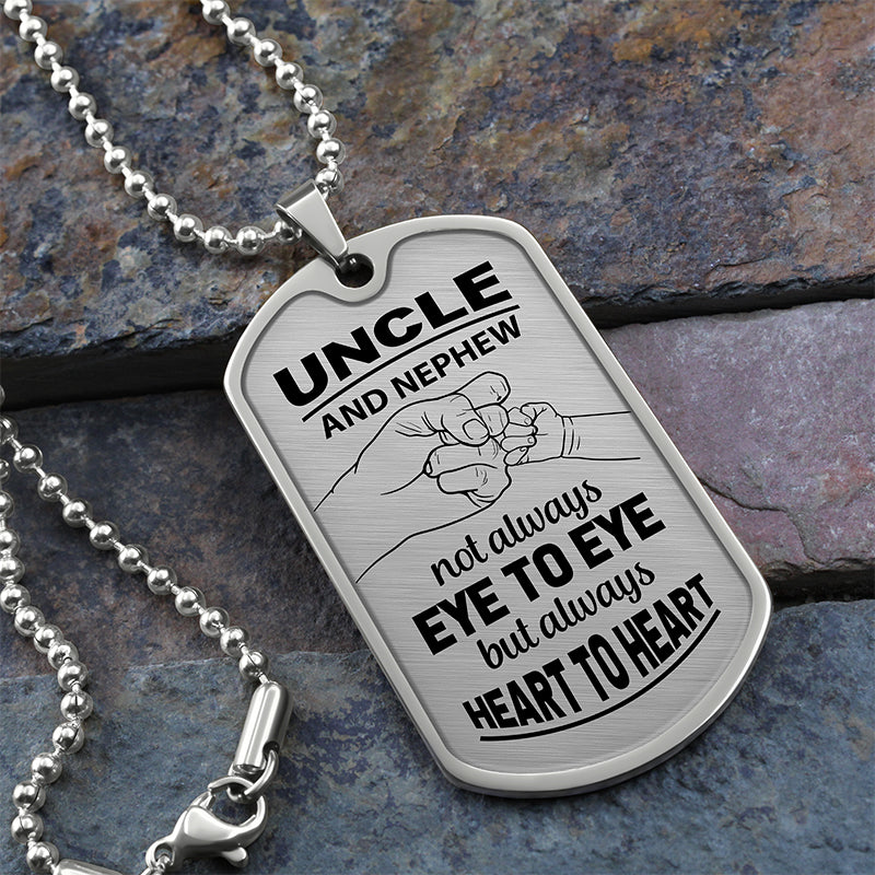 uncle engraved necklace - Gifts For Family Online