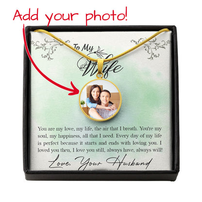 personalized photo necklace - Gifts For Family Online