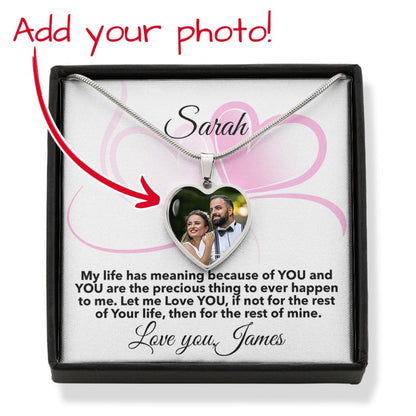 personalized photo necklace - Gifts For Family Online