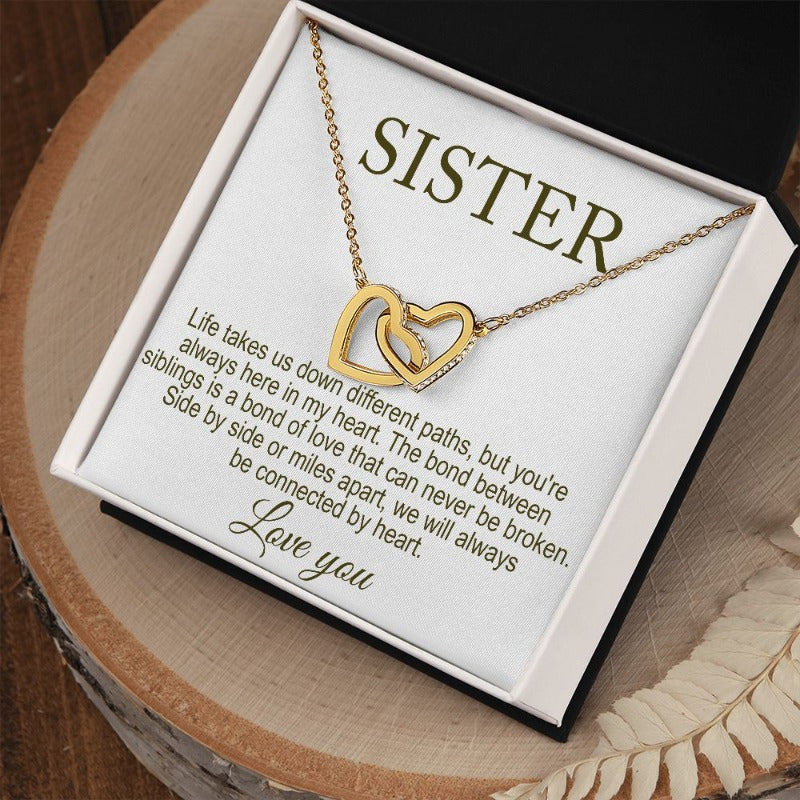 Birthday Gifts Sister 3 Sisters Necklace Always Sister - Temu