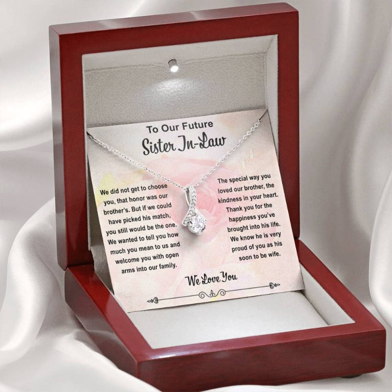 Gift For Sister-In-Law - Forever Love Necklace, Future Sister-In-Law, Bonus  Sister, Personalized Gift, Bride Gift, Gifts For Her, Wedding Gifts, Sister  Gift, Jewelry Gift - Walmart.com