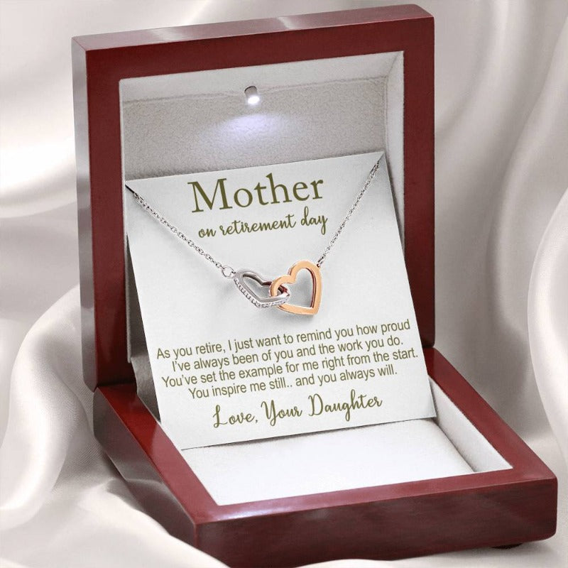 Mom Necklace, Mom Retirement Necklace Gift, Best Retirement Gift For M –  Rakva