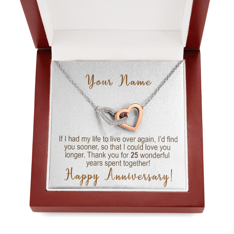 Marriage Into Gold Wife Golden Wedding Anniversary Necklace Gift From  Husband Eternal Hope Pendan… | Gift necklace, Anniversary necklace, Golden  wedding anniversary