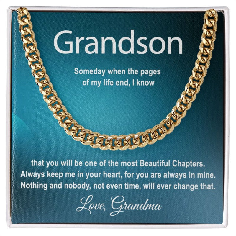 grandson necklace - Gifts For Family Online